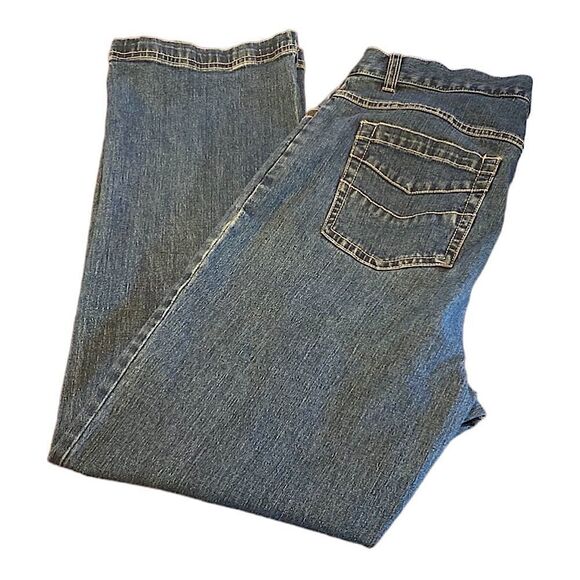 Christopher & Banks Stretch Straight Leg Denim Jeans Size 10P - Picture 2 of 13